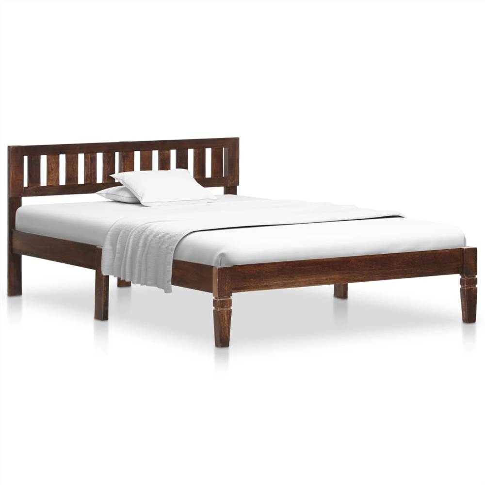 Bed Frame Solid Mango Wood 120 cm