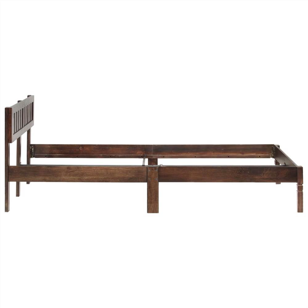 Bed Frame Solid Mango Wood 120 cm