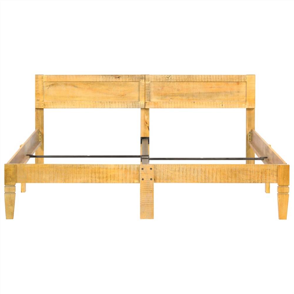 Bed Frame Solid Mango Wood 160 cm