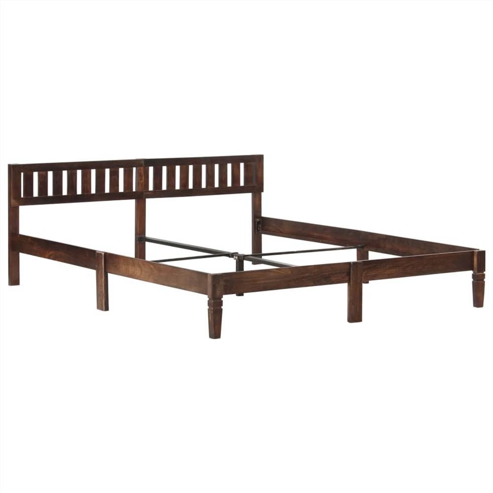 Bed Frame Solid Mango Wood 180 cm