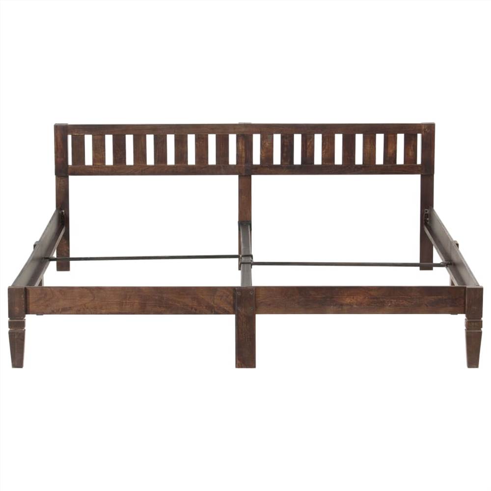 Bed Frame Solid Mango Wood 180 cm