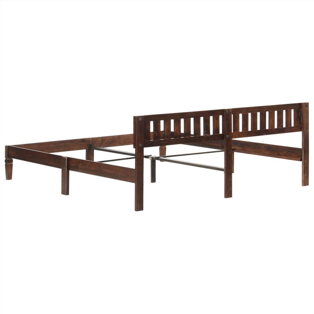 Bed Frame Solid Mango Wood 180 cm