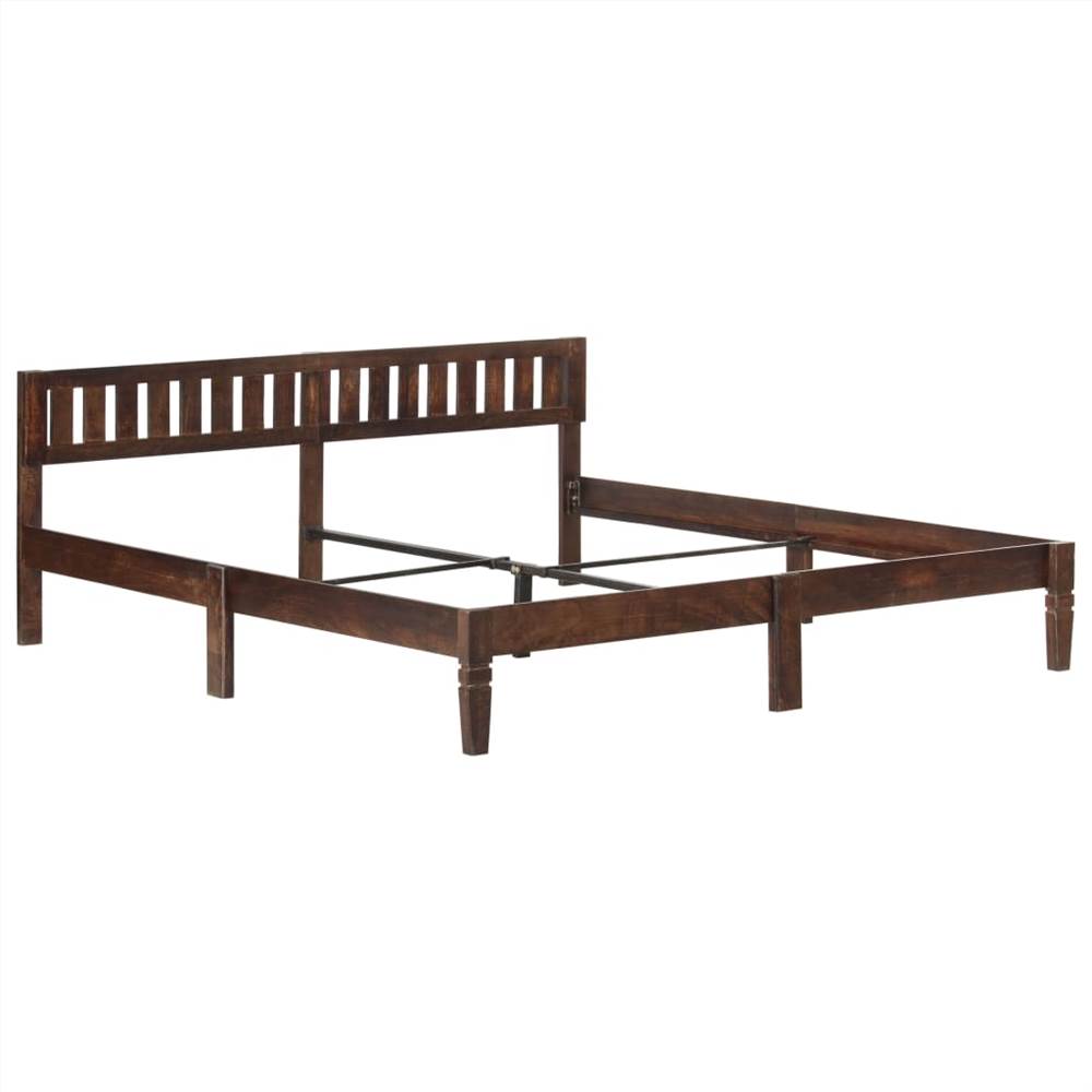 Bed Frame Solid Mango Wood 180 cm