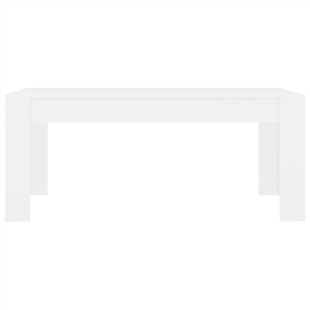 Dining Table White 180x90x76 cm Chipboard