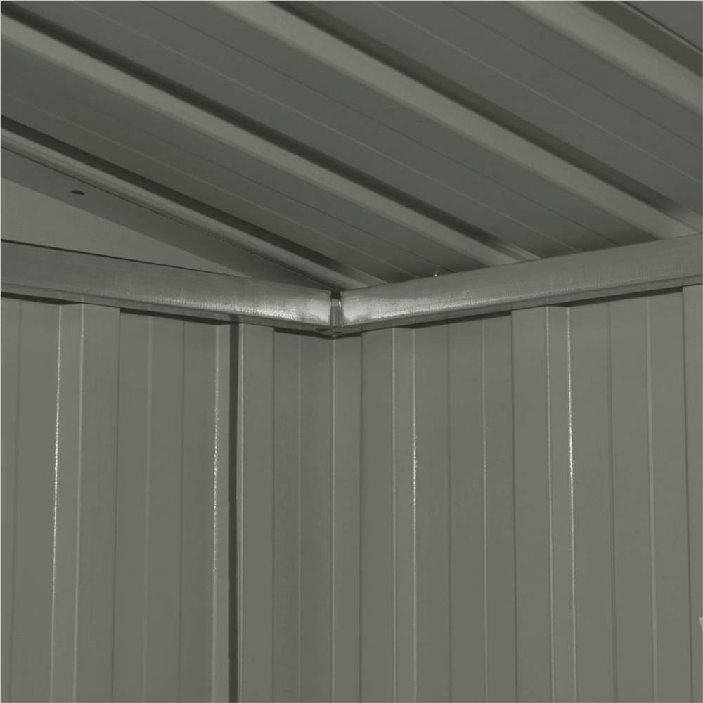 Garden Storage Shed Anthracite Steel 257x205x178 cm