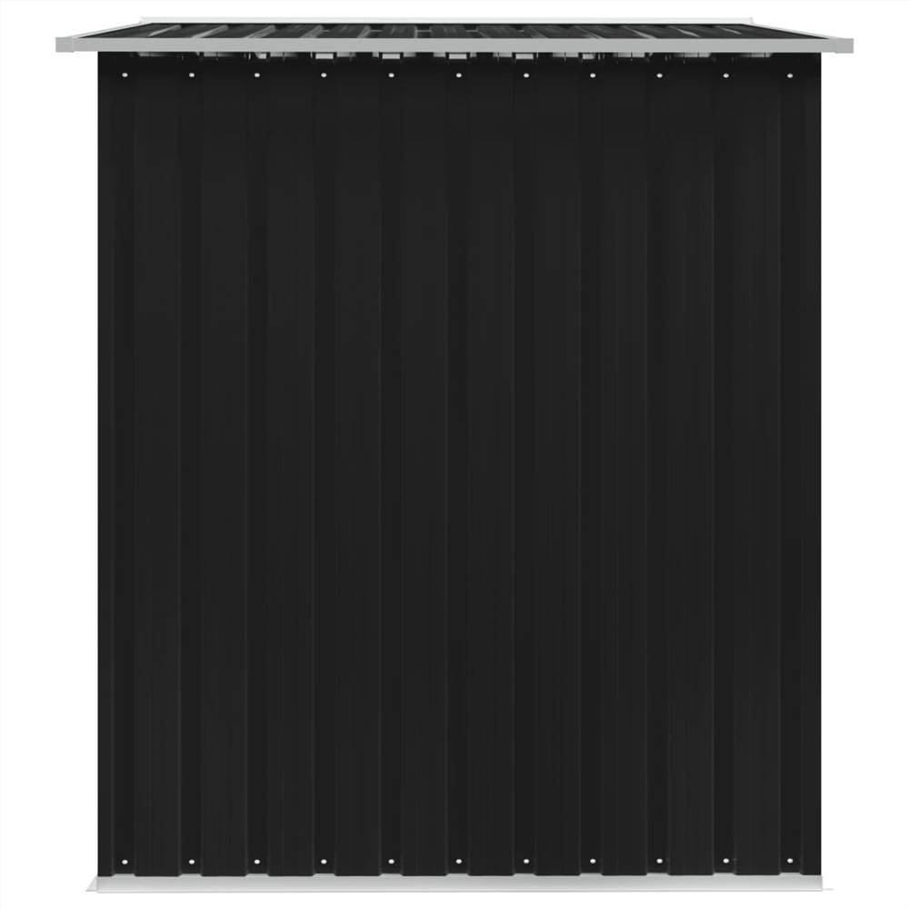 Garden Storage Shed Anthracite Steel 257x205x178 cm