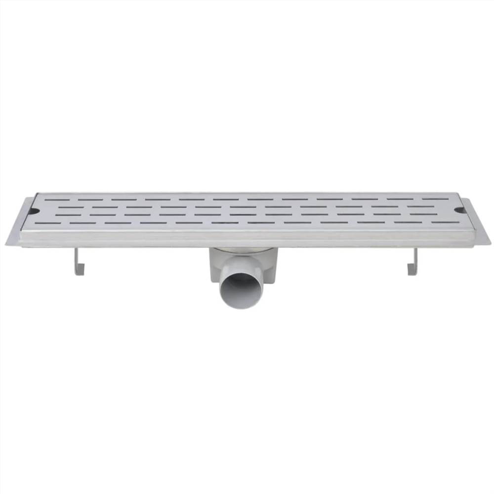 Linear Shower Drain 2 pcs Line 530x140 mm Stainless Steel