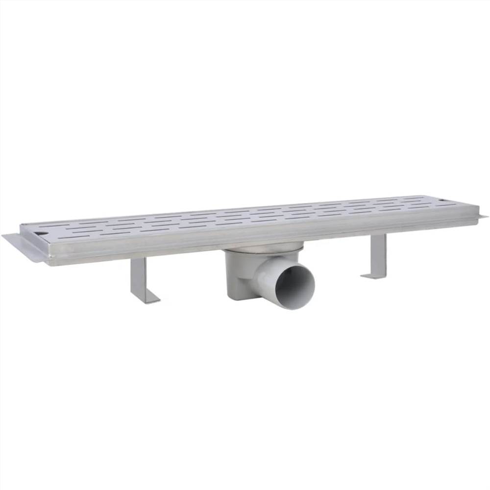 Linear Shower Drain 2 pcs Line 530x140 mm Stainless Steel