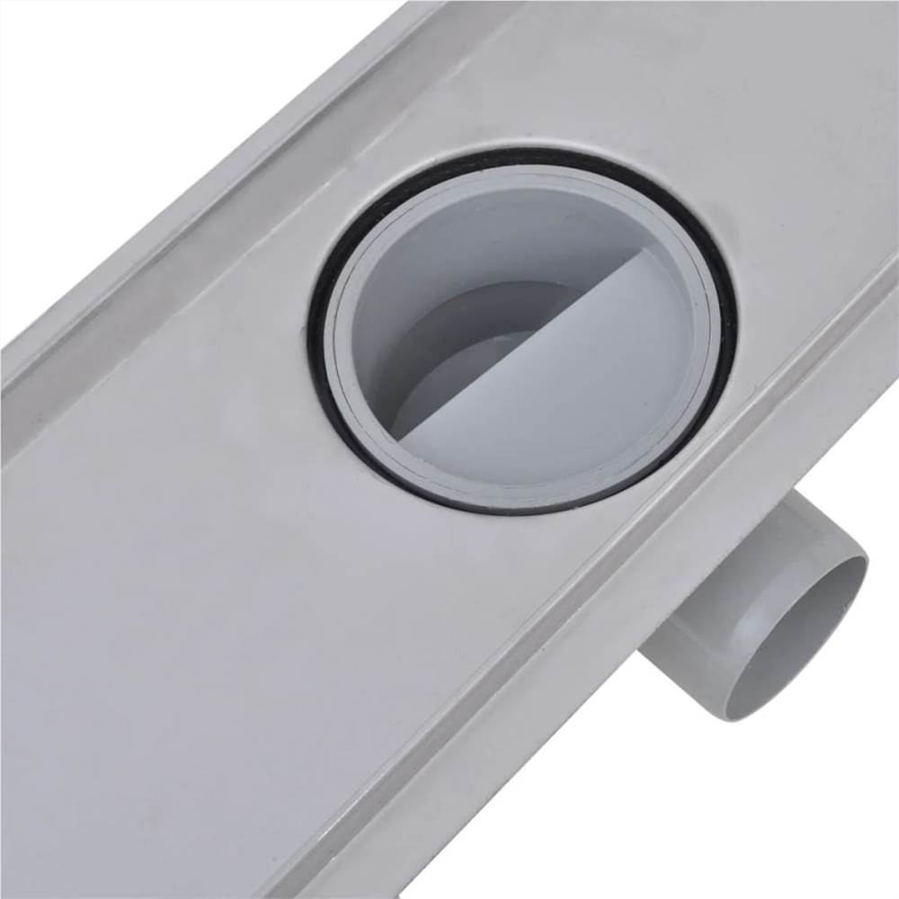 Linear Shower Drain 2 pcs Line 530x140 mm Stainless Steel