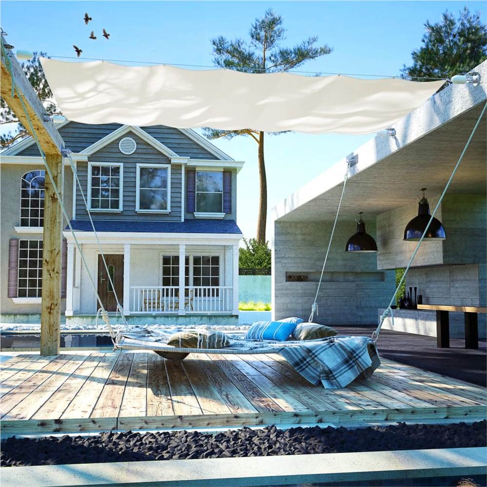 Patio Awning Oxford Fabric 140x270 cm Cream