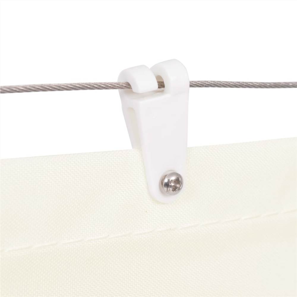 Patio Awning Oxford Fabric 140x270 cm Cream