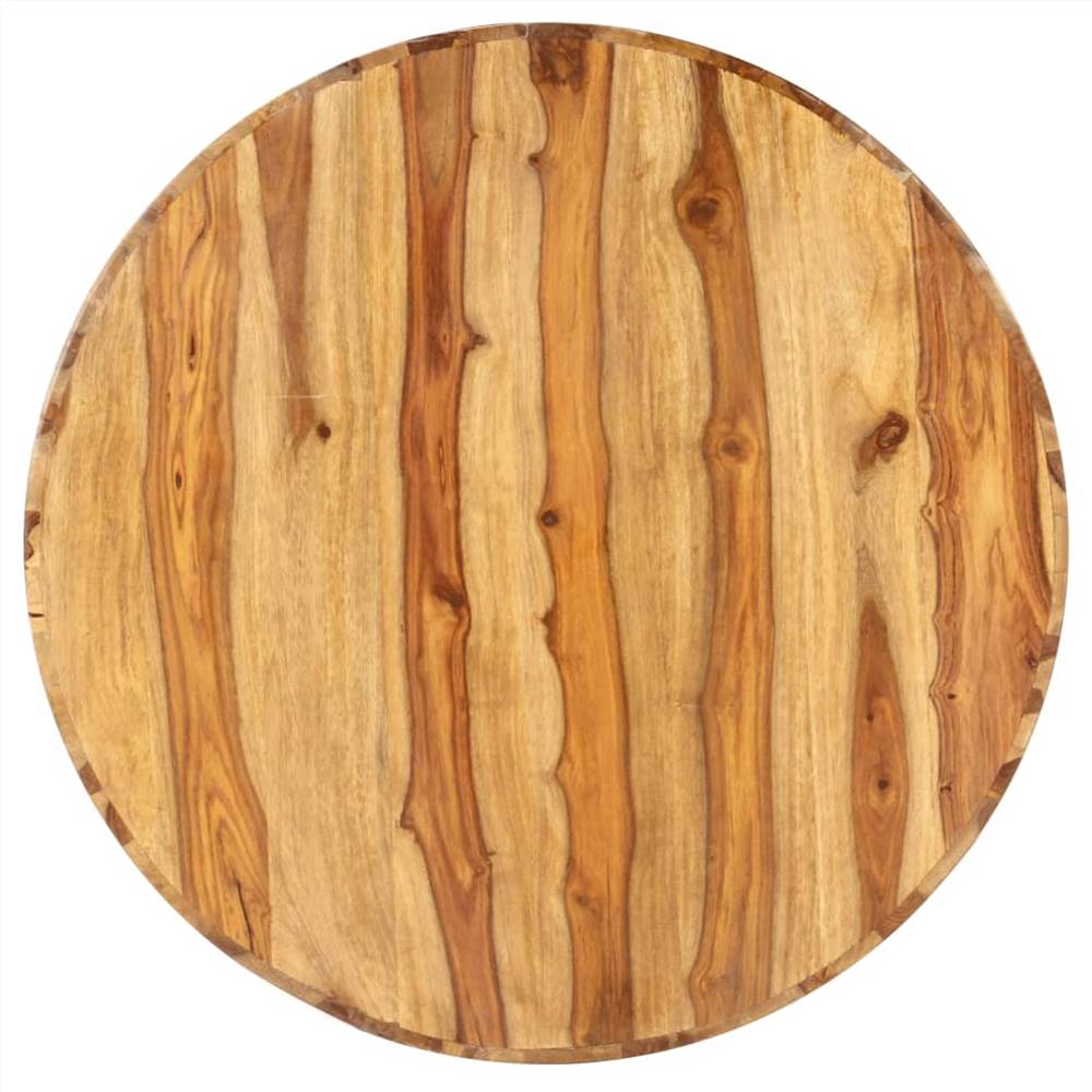 Round Coffee Table 65x30 cm Solid Sheesham Wood