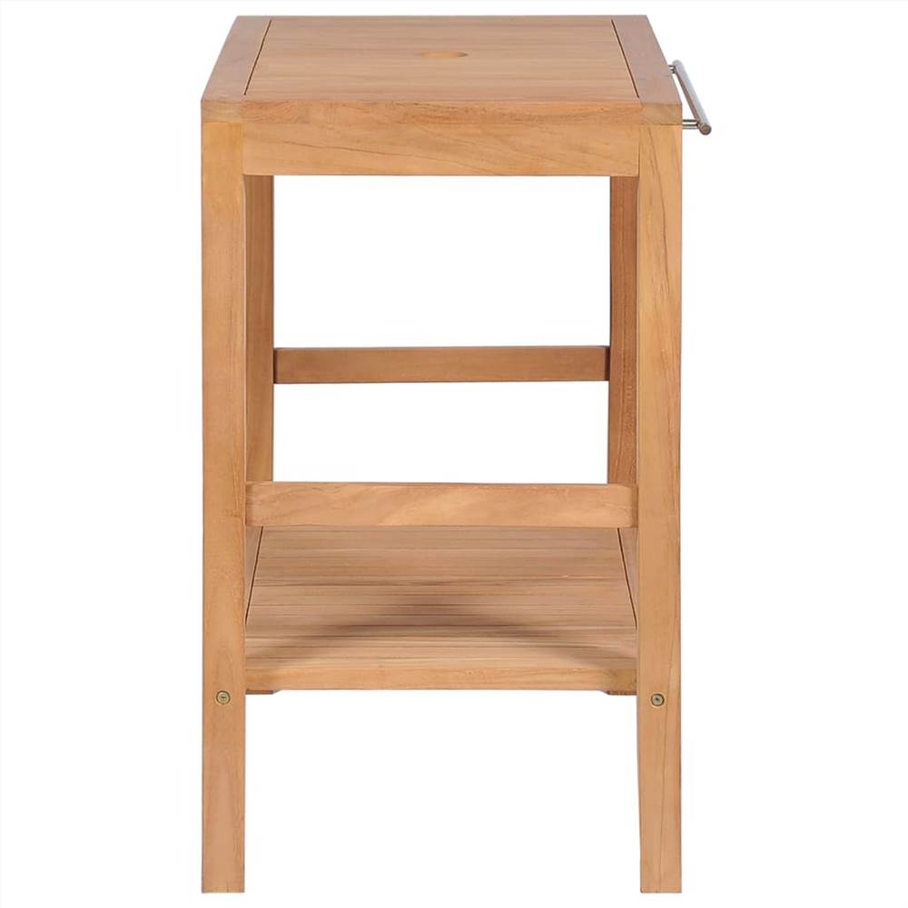 Bathroom Vanity Cabinet Solid Teak 74x45x75 cm