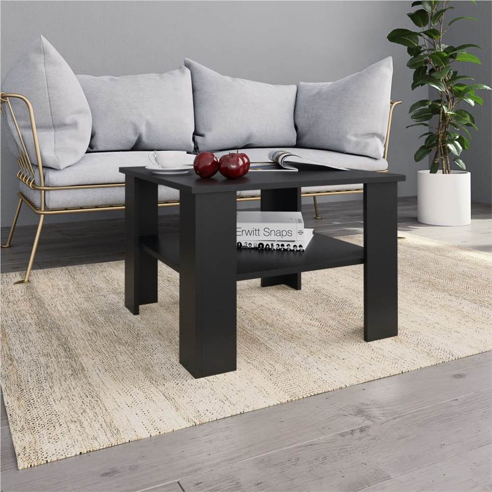 Coffee Table Black 60x60x42 cm Chipboard
Coffee Table Black 60x60x42 cm Chipboard
