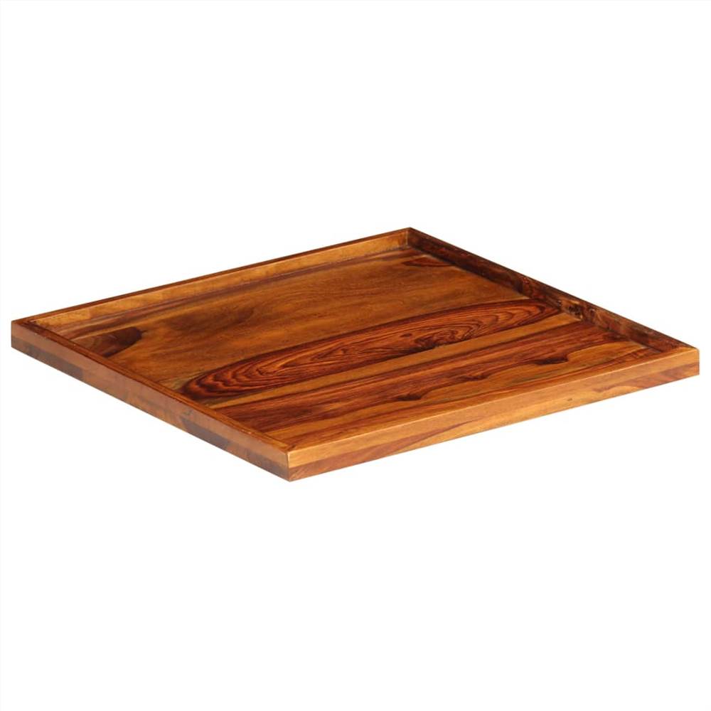 Serving Tray Solid Sheesham Wood 50x50 cm