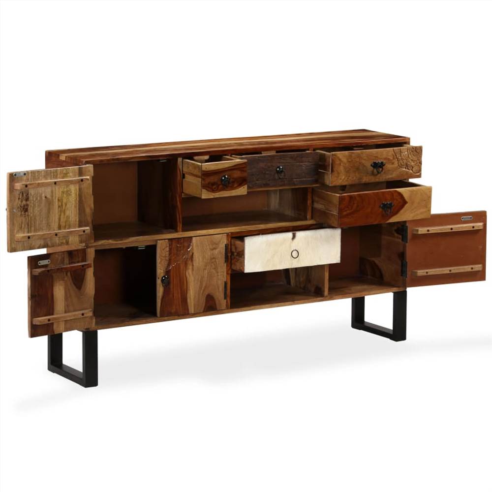 Sideboard Solid Sheesham Wood 140x30x80 cm