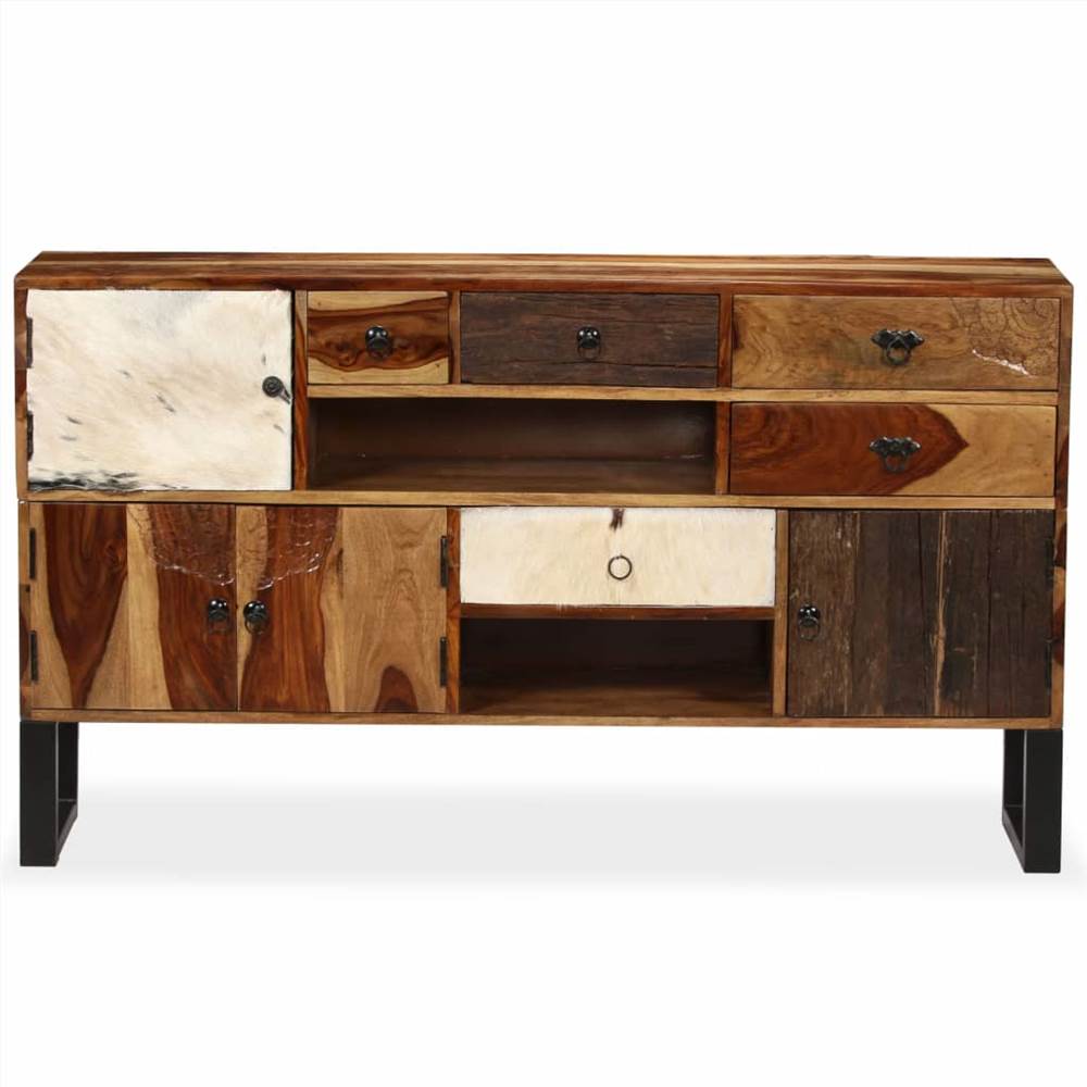 Sideboard Solid Sheesham Wood 140x30x80 cm