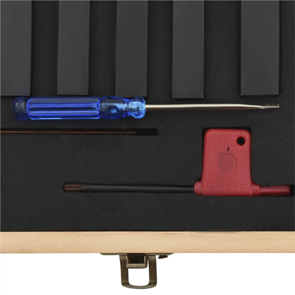 12 Pieces Indexable Turning Tool Set 12x12 mm 80 mm