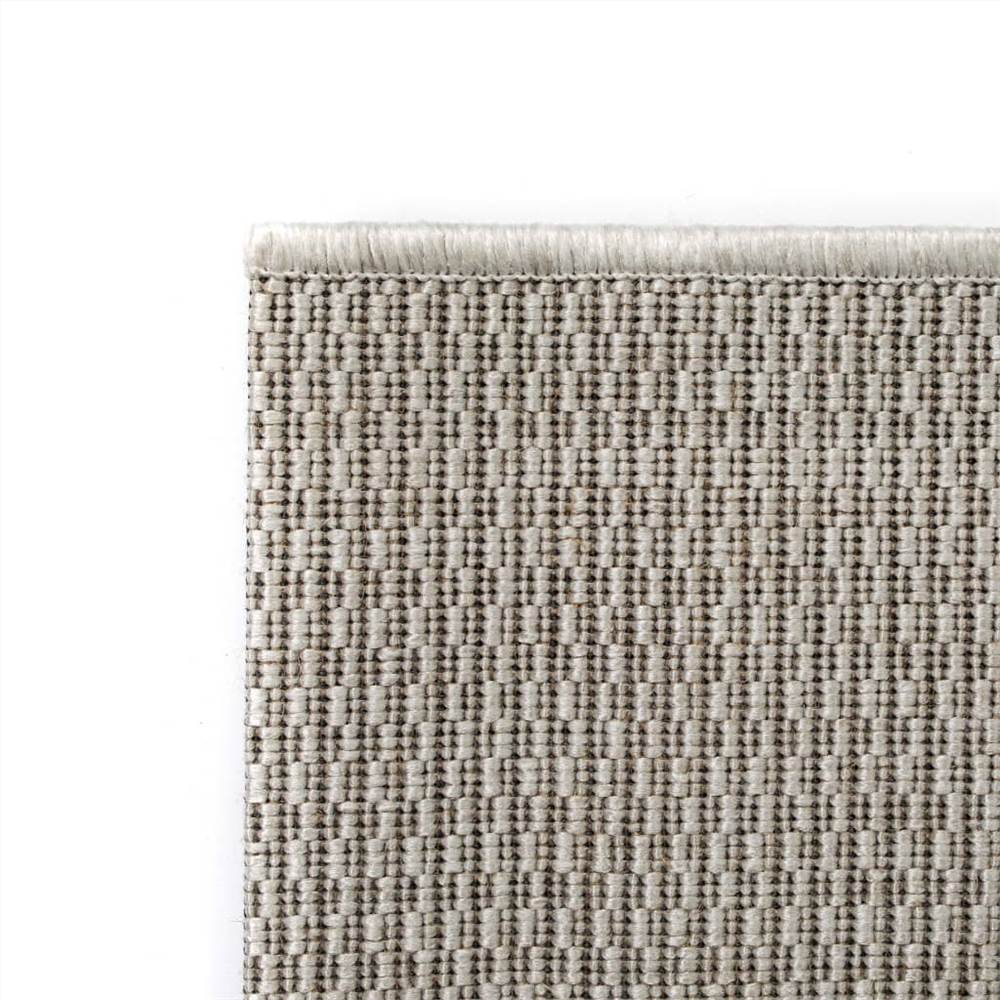 Area Rug Sisal Look Indoor/Outdoor 180x280 cm Grey