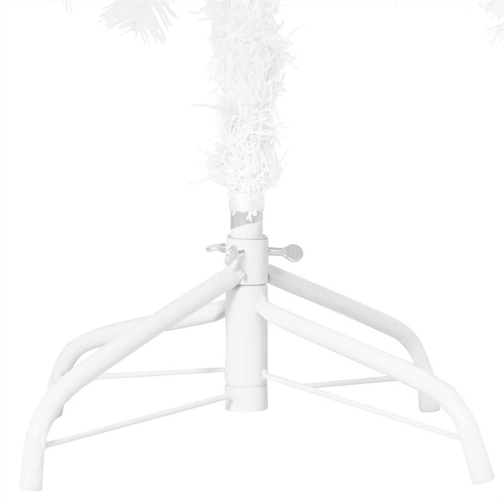 Artificial Christmas Tree with Thick Branches White 150 cm PVC