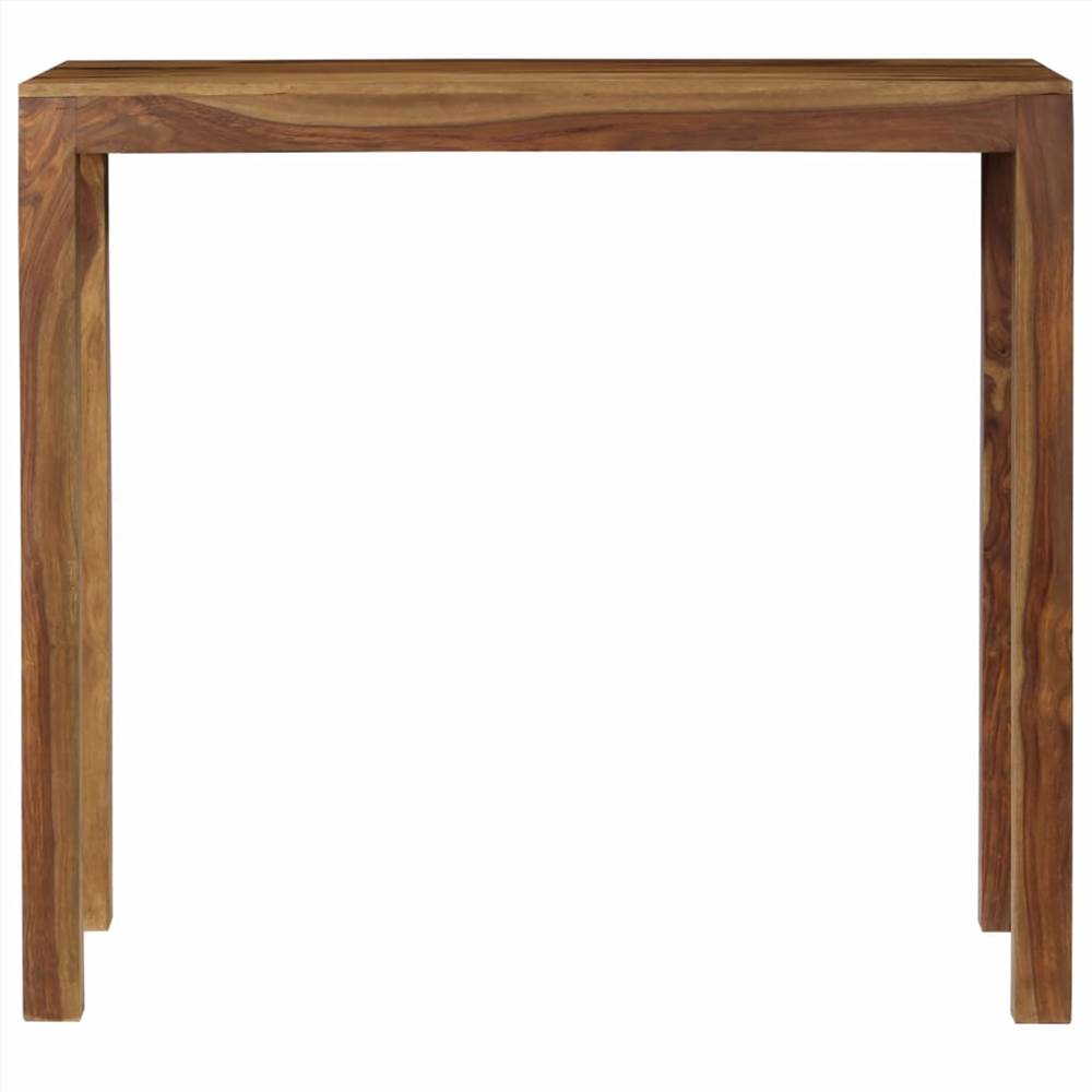 Bar Table Solid Sheesham Wood 118x60x107 cm