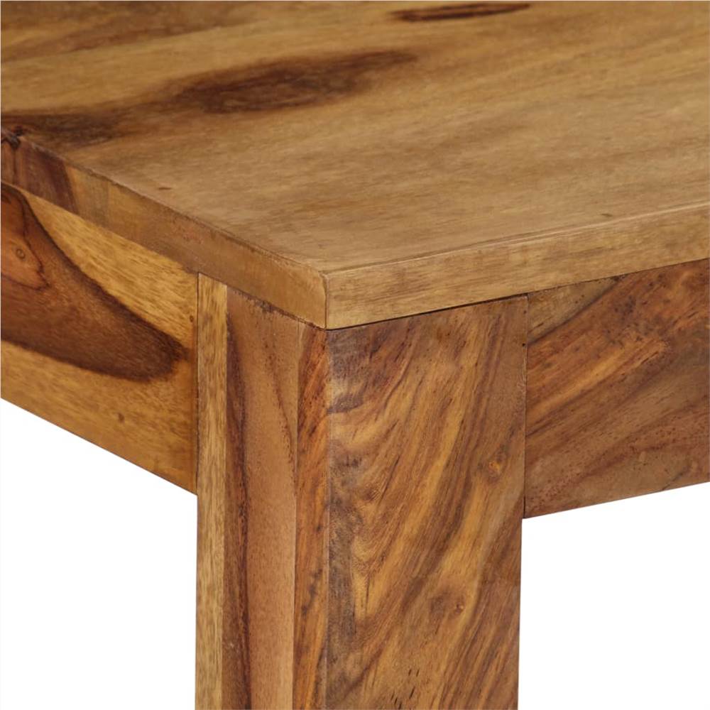 Bar Table Solid Sheesham Wood 118x60x107 cm