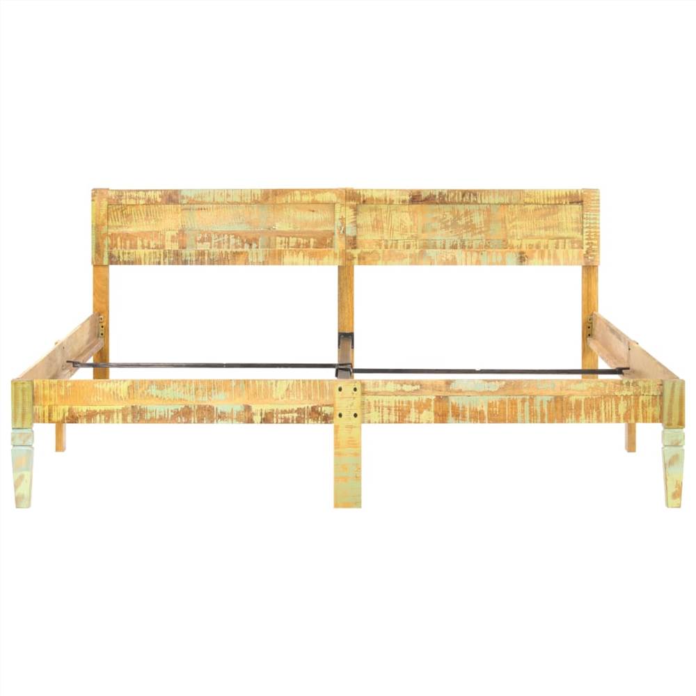 Bed Frame Solid Reclaimed Wood 160x200 cm