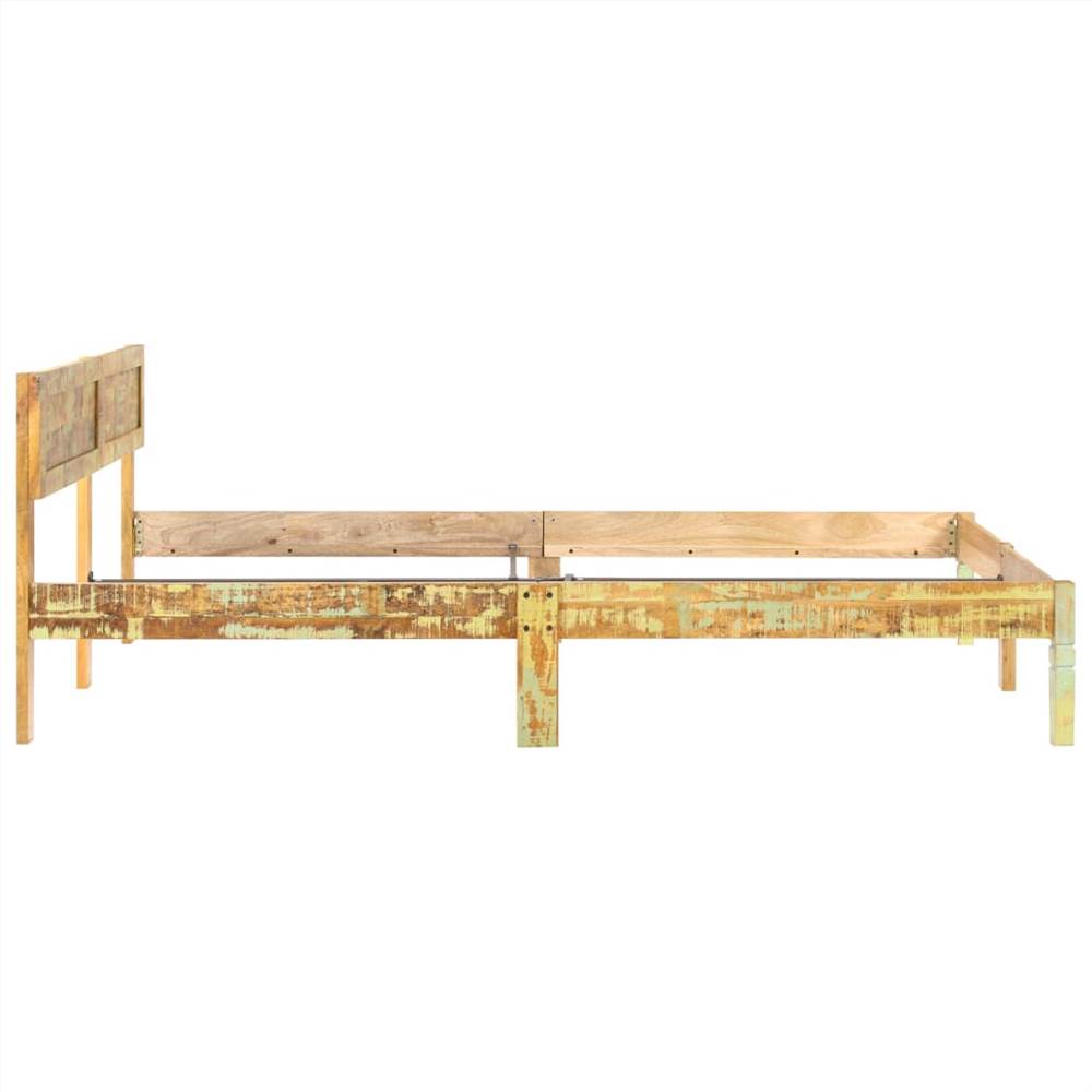 Bed Frame Solid Reclaimed Wood 160x200 cm