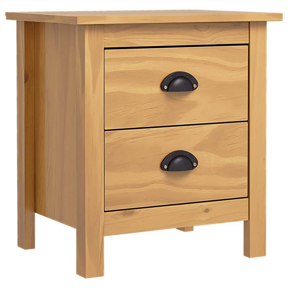 

Bedside Cabinet "Hill Range" 46x35x49.5 cm Solid Pine Wood
