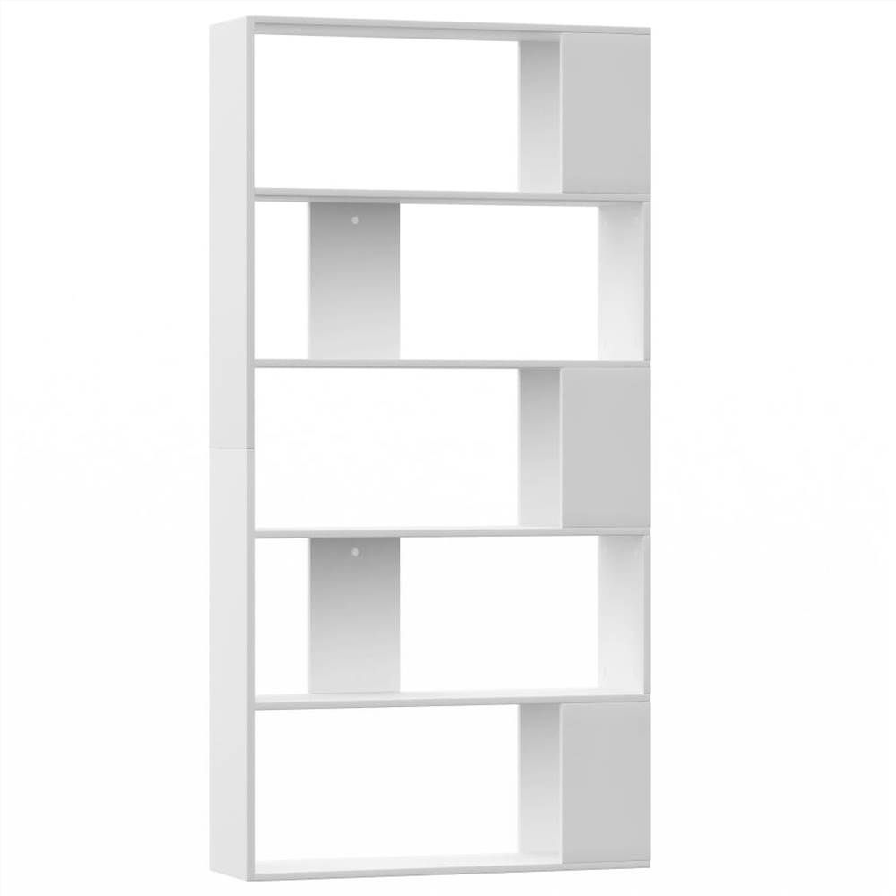 Book Cabinet/Room Divider White 80x24x159 cm Chipboard