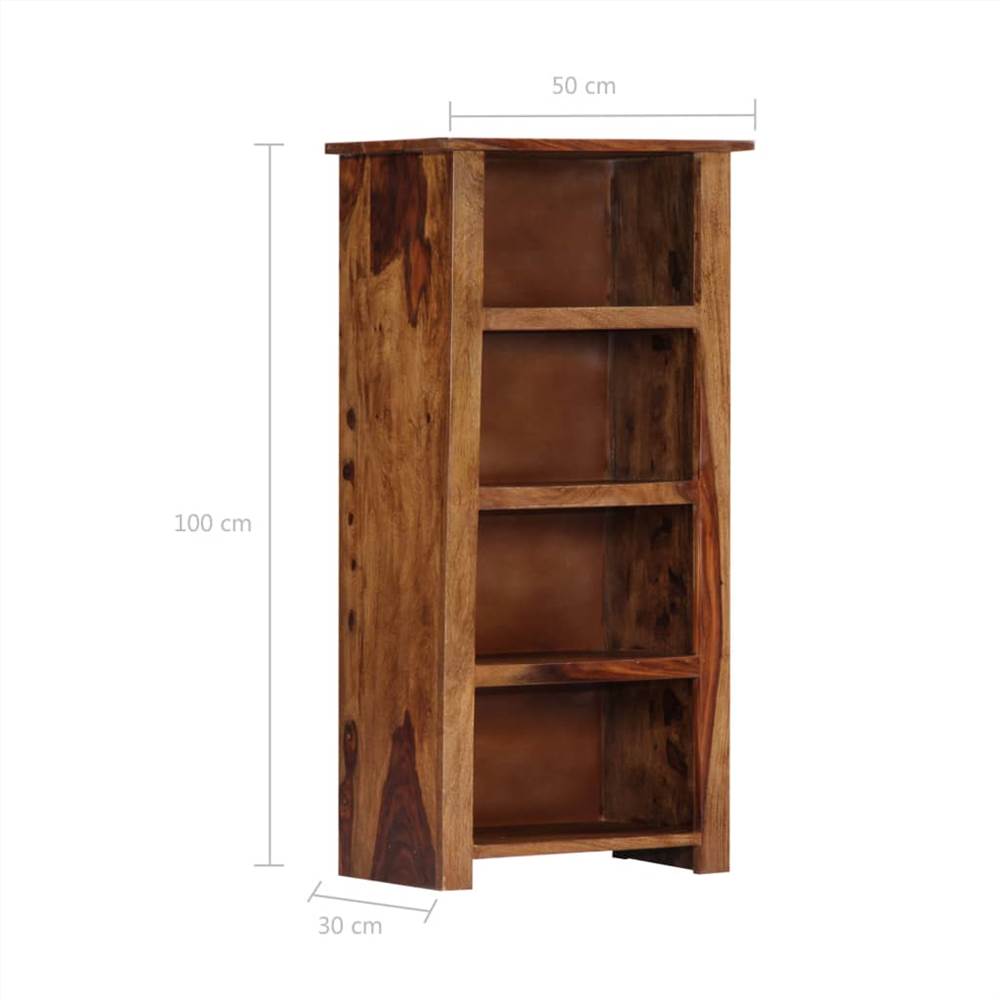 Bookshelf 50x30x100 cm Solid Sheesham Wood