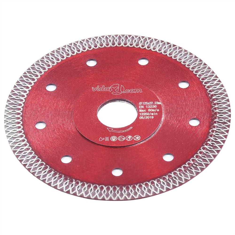Diamond Cutting Disc with Holes Steel 125 mm
