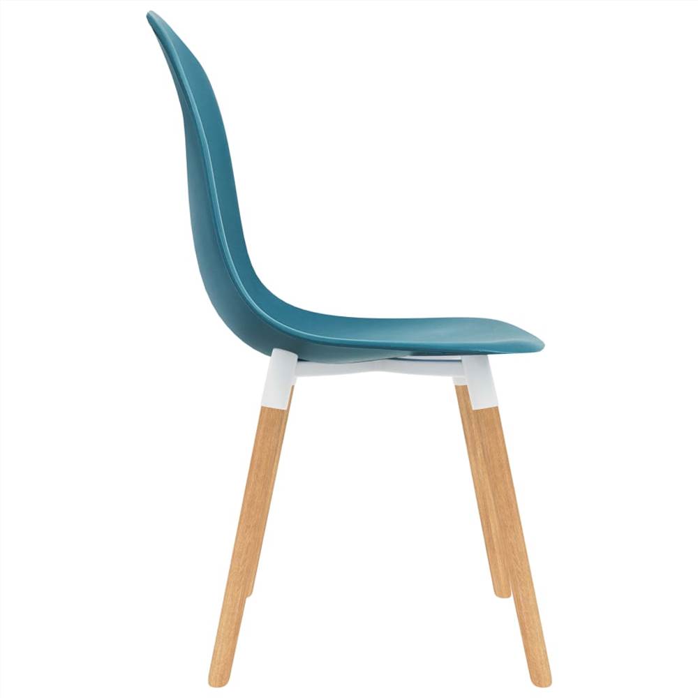 Dining Chairs 4 pcs Turquoise Plastic