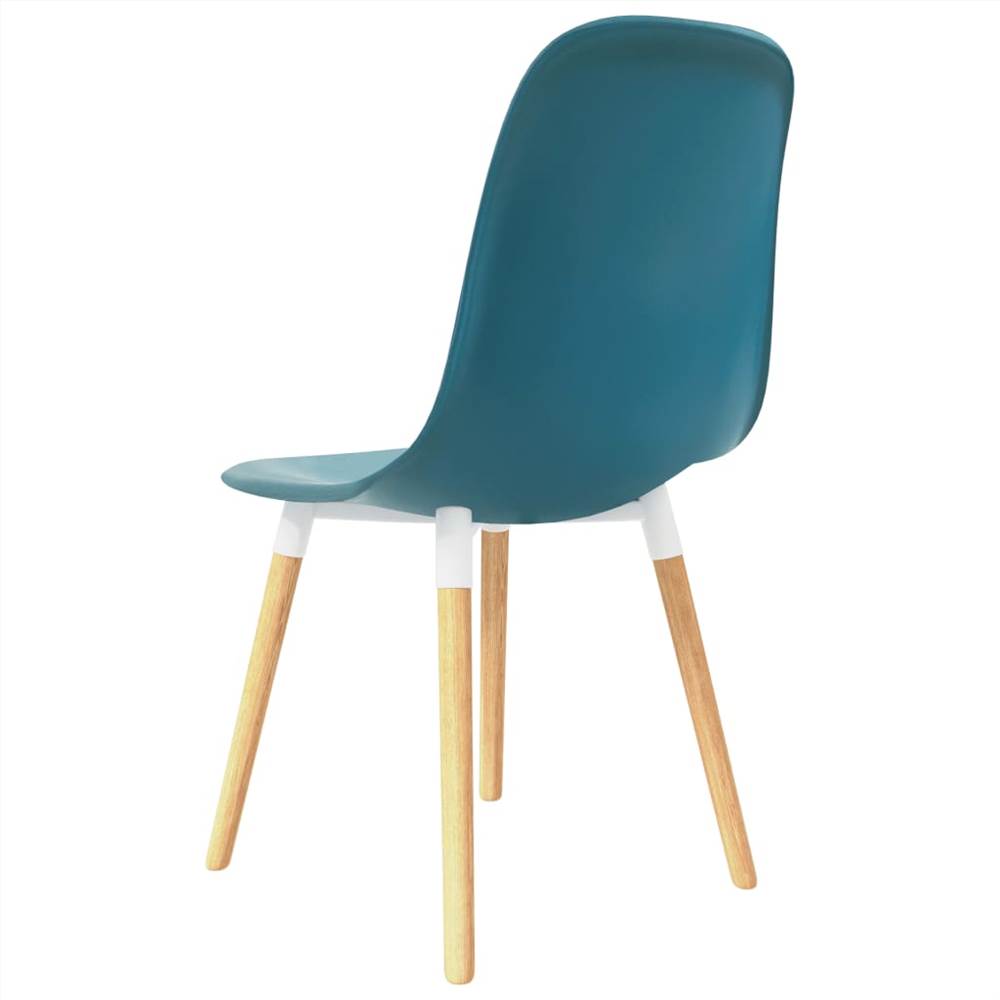 Dining Chairs 4 pcs Turquoise Plastic