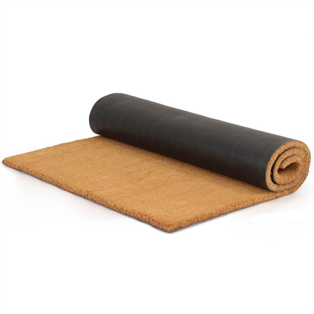 Doormat Coir 24 mm 100x200 cm Natural