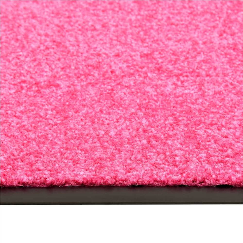Doormat Washable Pink 90x120 cm