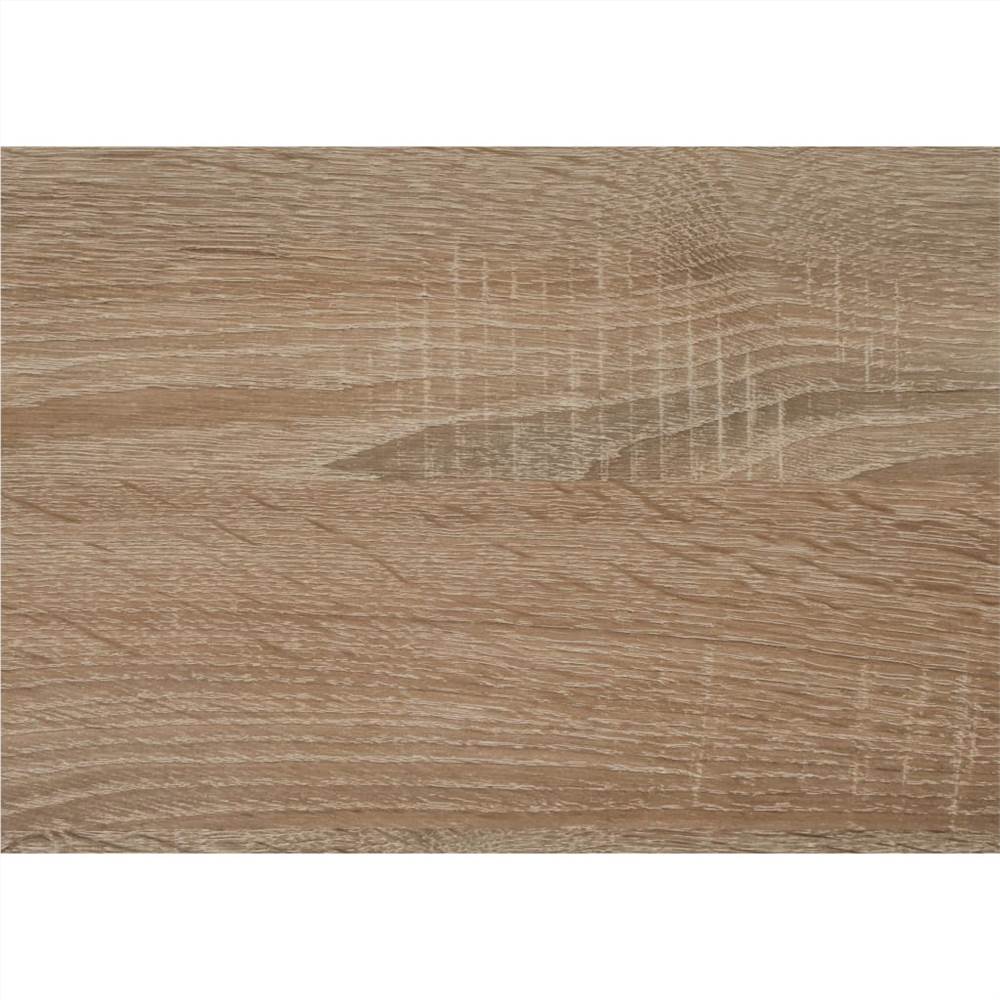 FMD Mobile Drawer Cabinet Oak and White