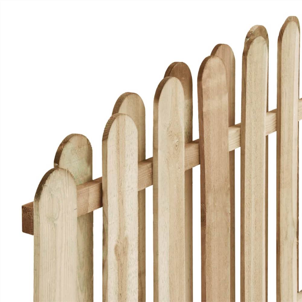Fence Panel Impregnated Pinewood 180x(155-170) cm
