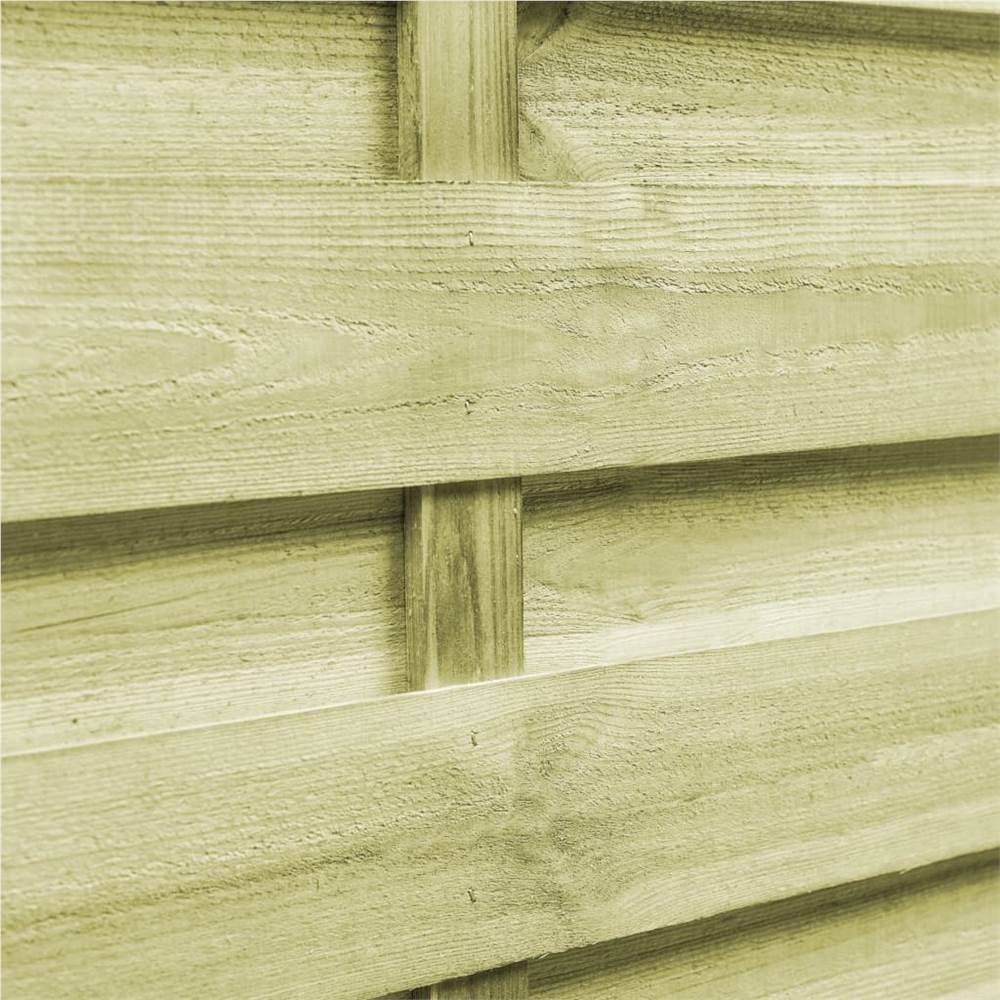 Garden Gates 2 pcs Impregnated Pinewood 150x150 cm Green