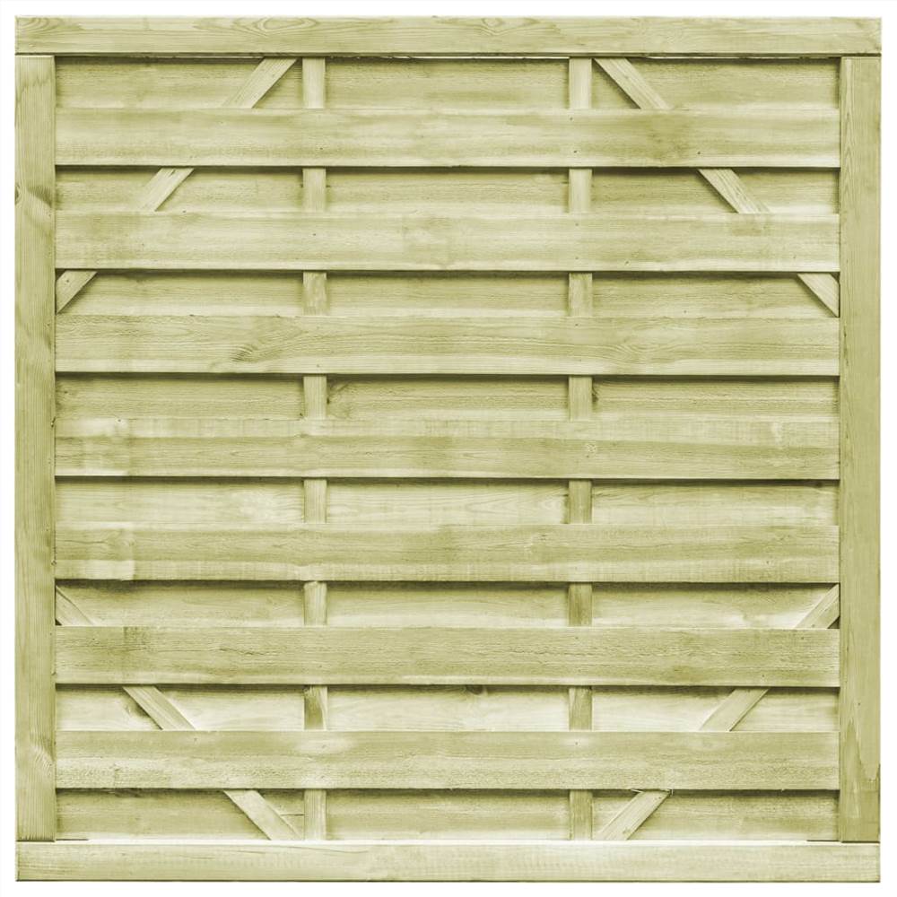 Garden Gates 2 pcs Impregnated Pinewood 150x150 cm Green
