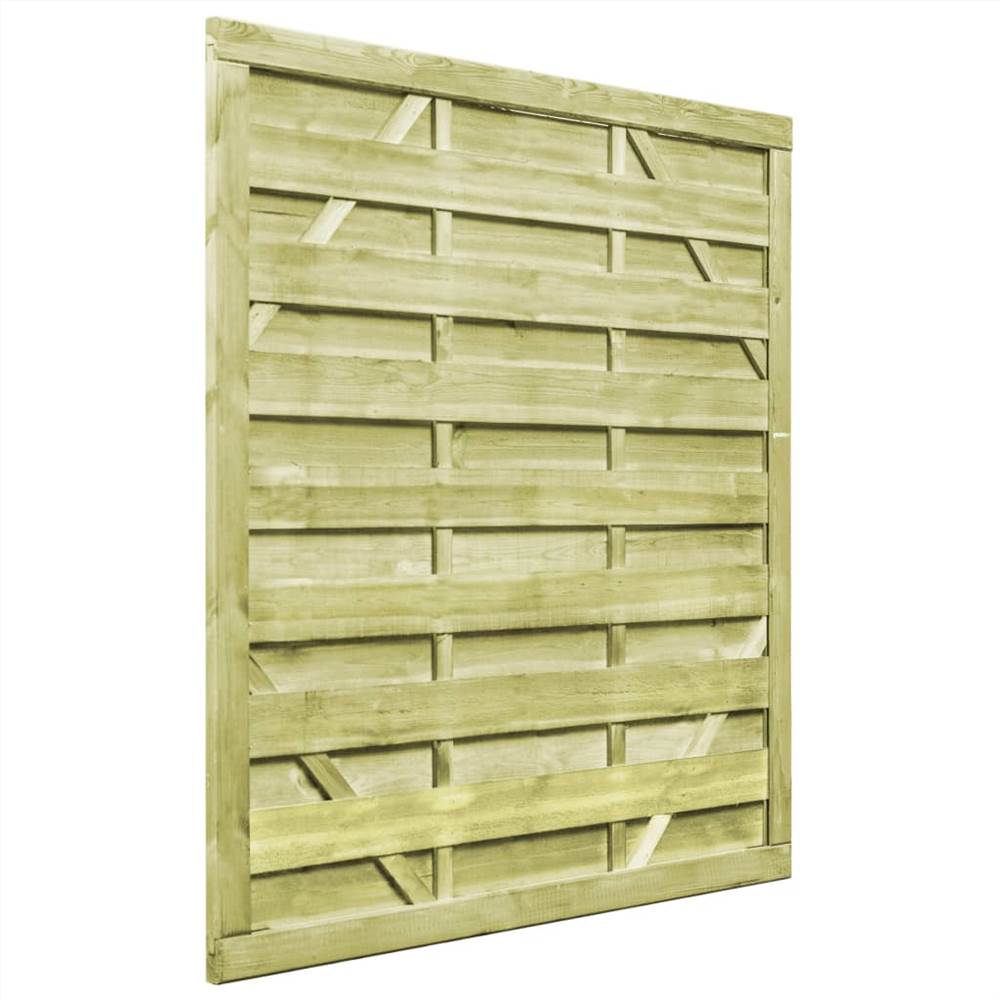 Garden Gates 2 pcs Impregnated Pinewood 150x150 cm Green