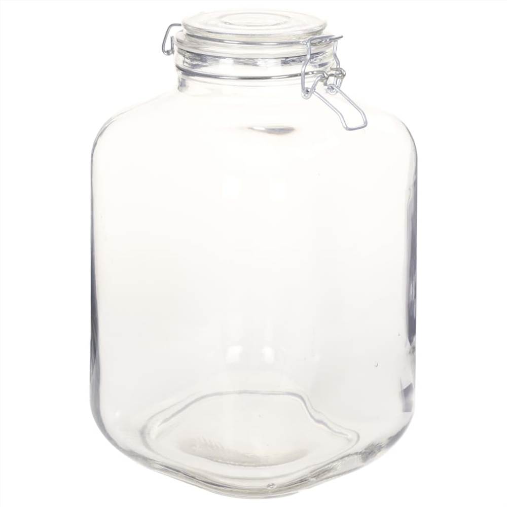 Glass Jam Jars with Lock 6 pcs 5 L