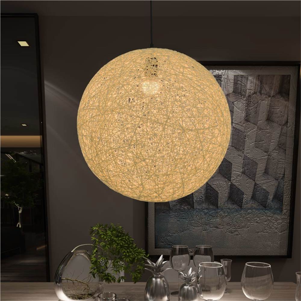 Hanging Lamp Cream Sphere 45 cm E27