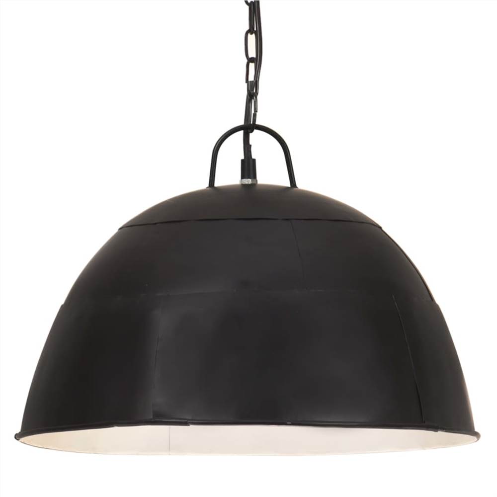 

Industrial Vintage Hanging Lamp 25 W Dead Black Round 41 cm E27