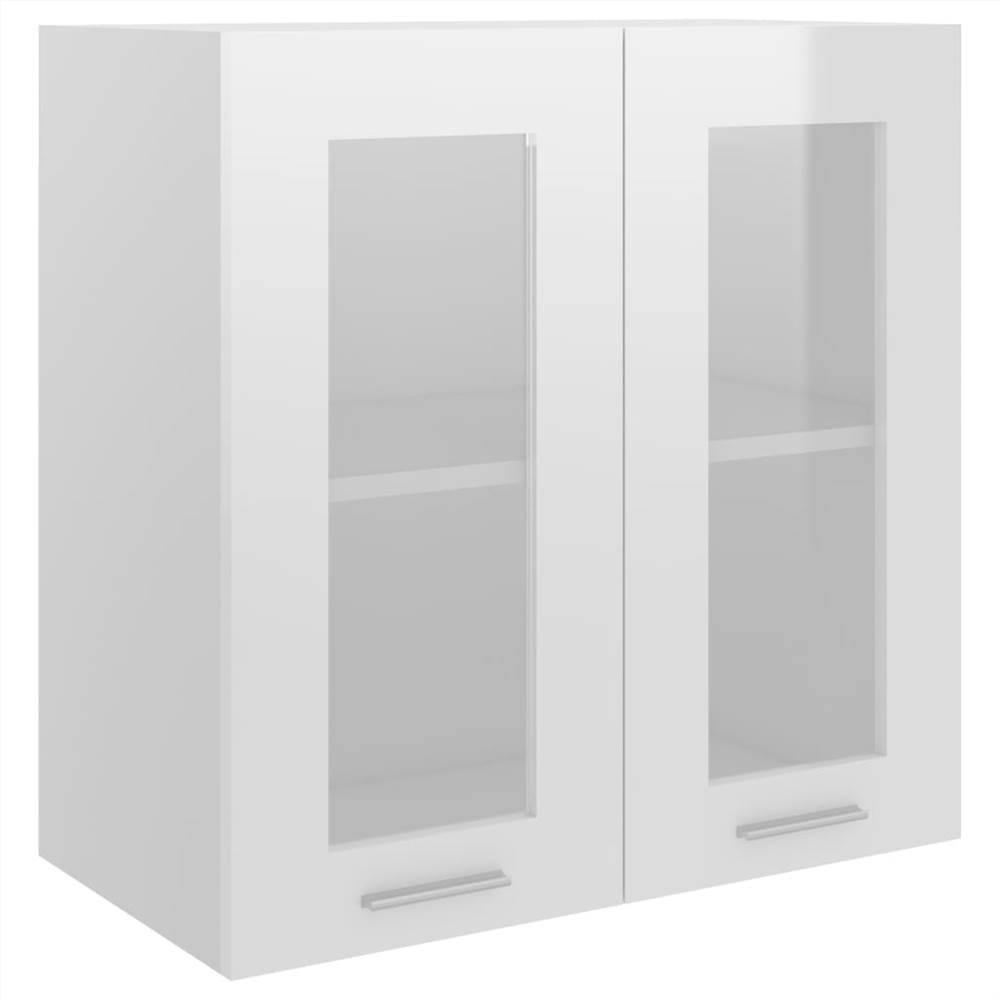 Kitchen Cabinet High Gloss White 60x31x60 cm Chipboard