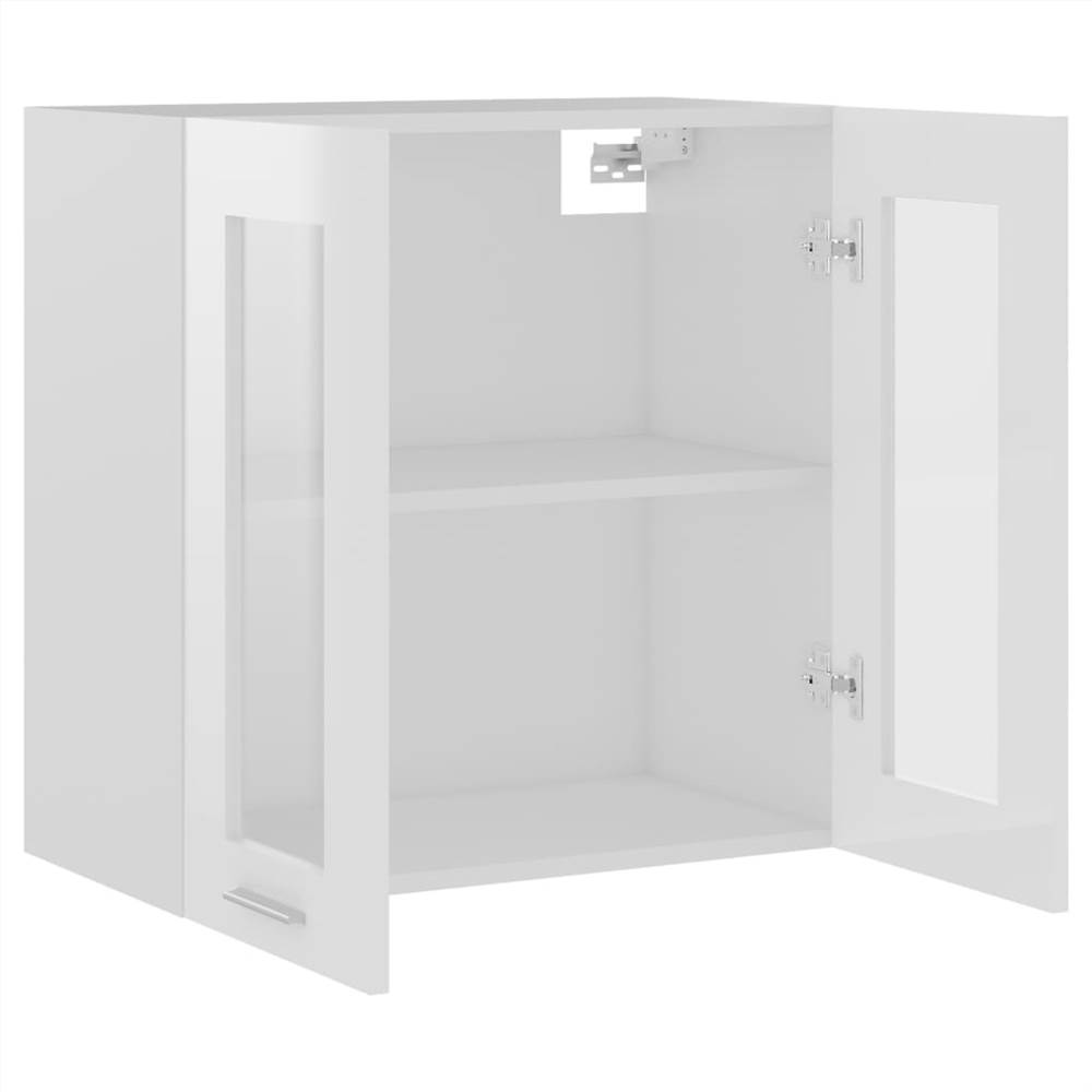 Kitchen Cabinet High Gloss White 60x31x60 cm Chipboard