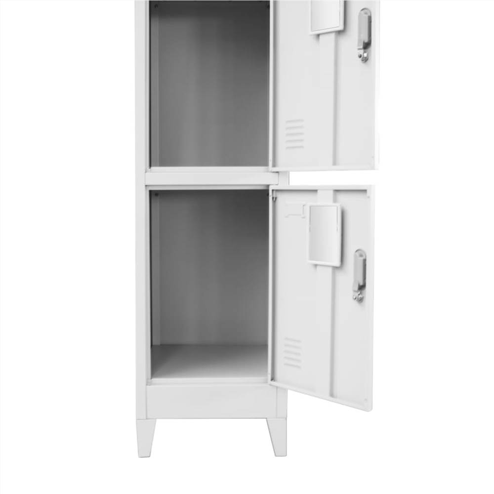 Locker Cabinet with 3 Compartments 38x45x180 cm