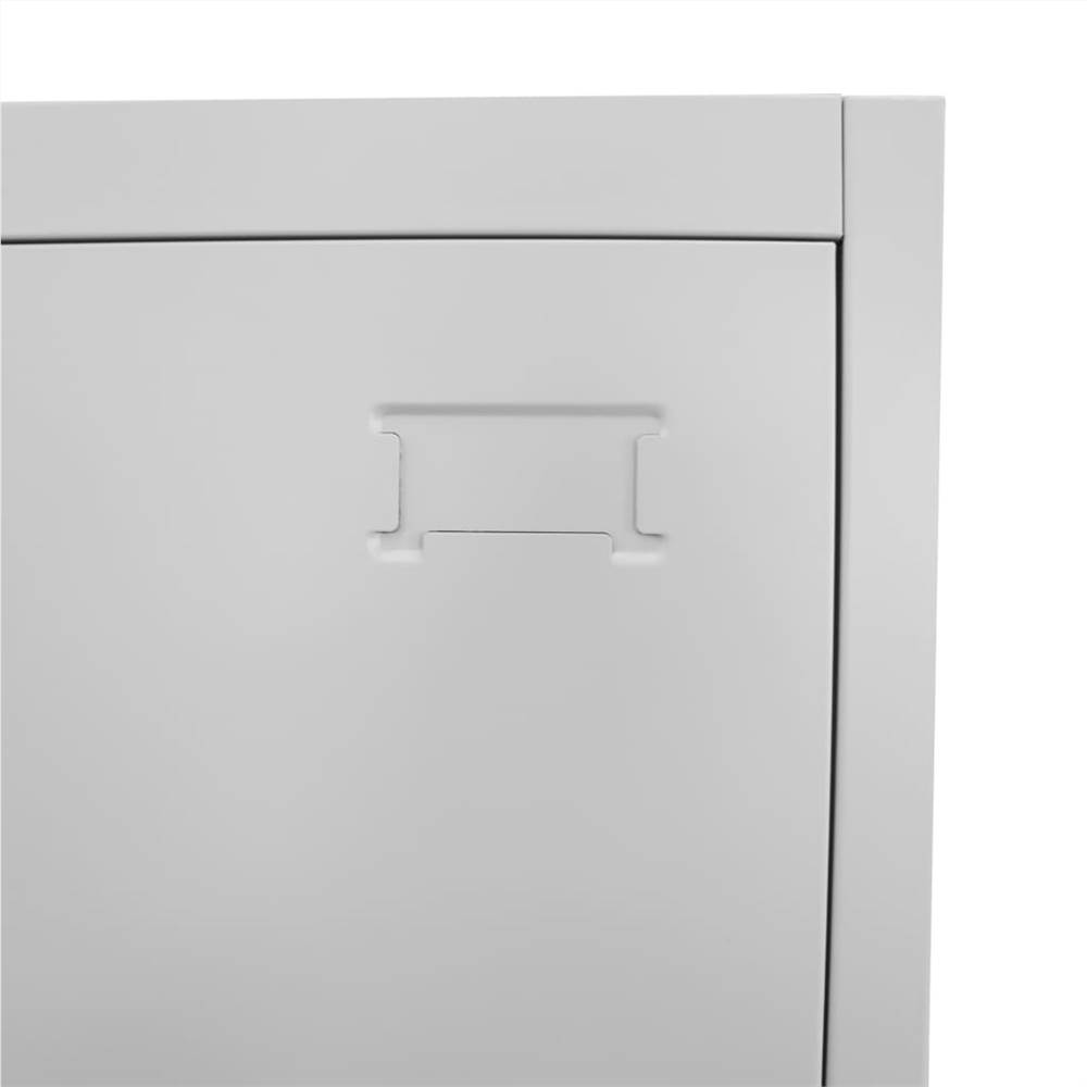 Locker Cabinet with 3 Compartments 38x45x180 cm