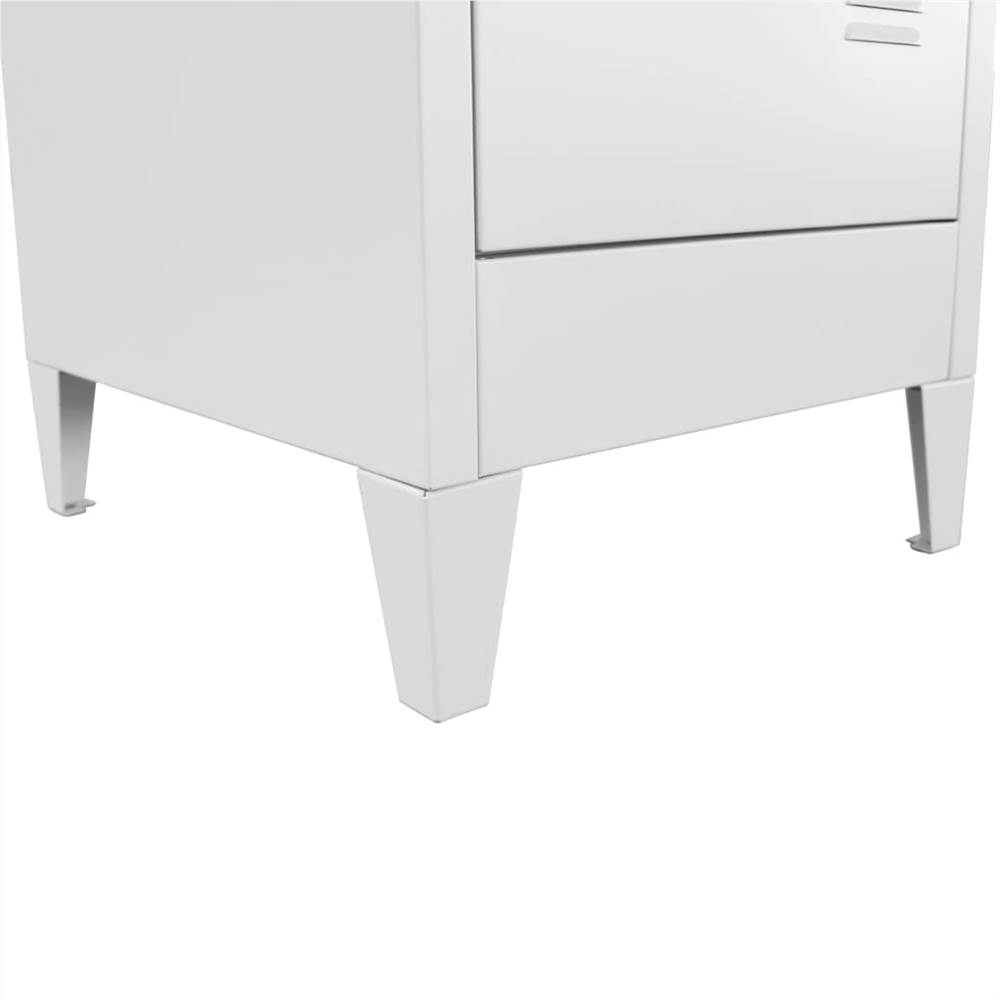 Locker Cabinet with 3 Compartments 38x45x180 cm