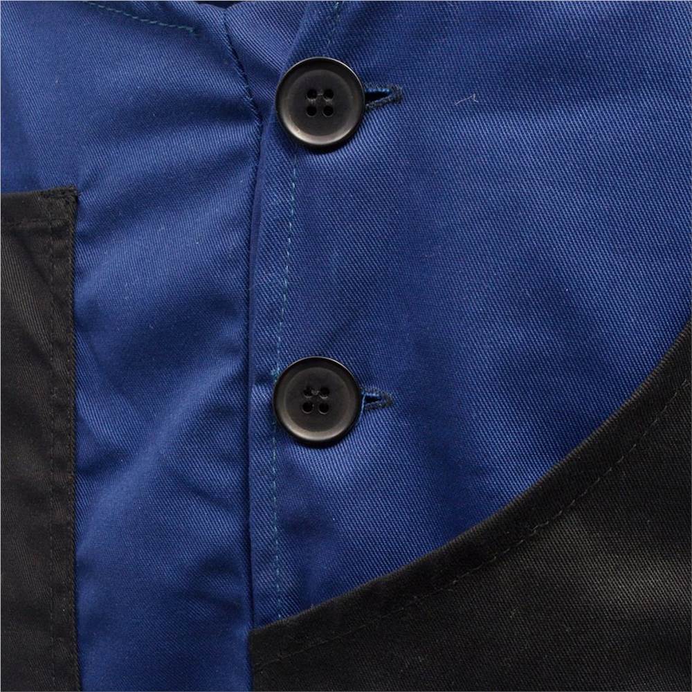 Mens Bib Overalls Size L Blue